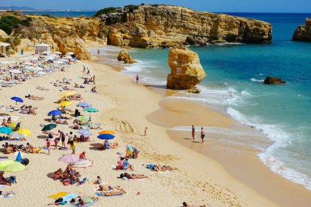 Praia de São Rafael, Albufeira, Portugal