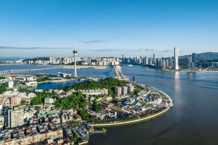 Facing each other across narrow stretches of water, Macao and Hengqin are linked by commerce and urban development as well as geography