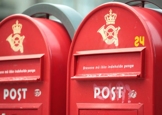 The Danish postal service is going to stop delivering letters