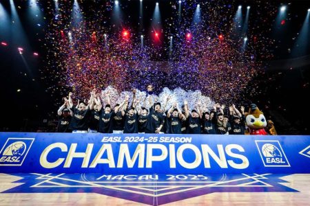 Hiroshima Dragonflies win the EASL final at Macao’s Studio City Event Centre