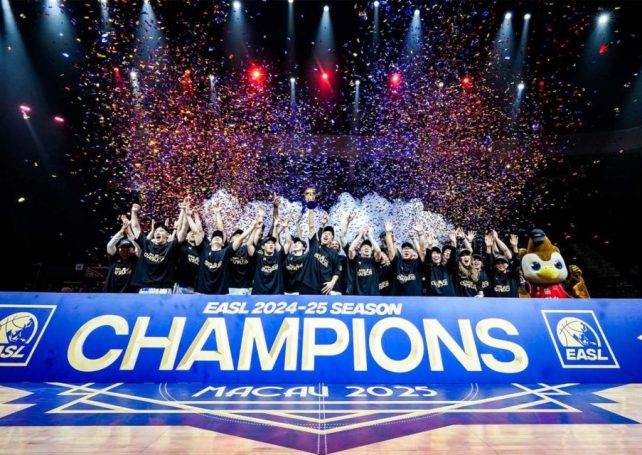 Hiroshima Dragonflies win the EASL final at Macao’s Studio City Event Centre