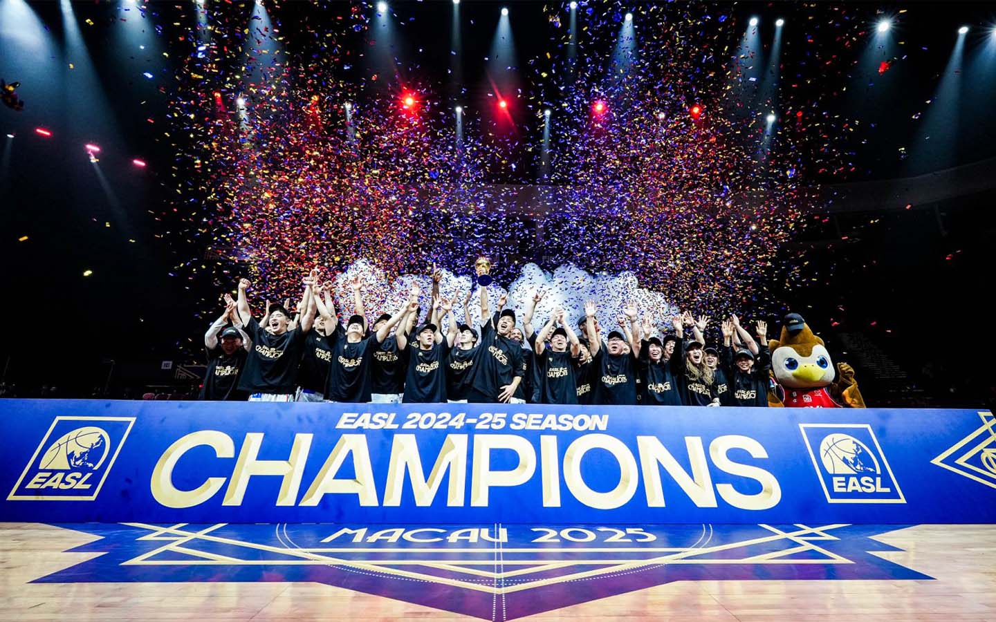 Hiroshima Dragonflies win the EASL final at Macao’s Studio City Event Centre