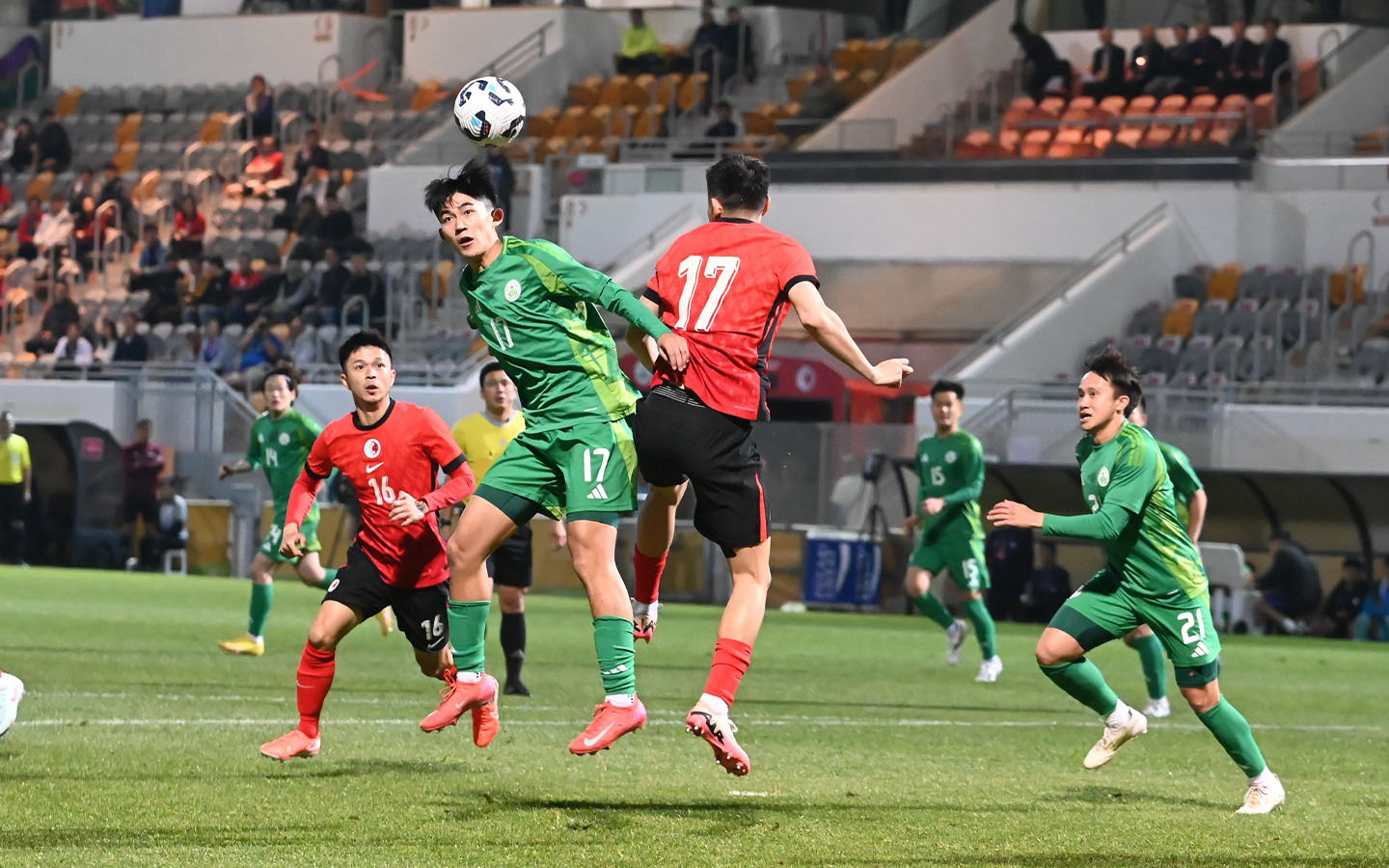 Macao’s men’s football team loses to Hong Kong in a friendly match 