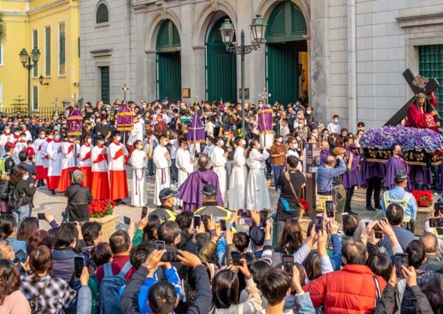 Annual Catholic procession reflects Macao’s cultural and religious heritage