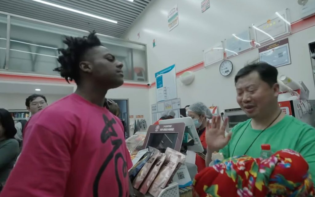 Uncle practising the Confucian ideal of being hospitable to friends from afar by paying for Speed during a visit to a local convenience store