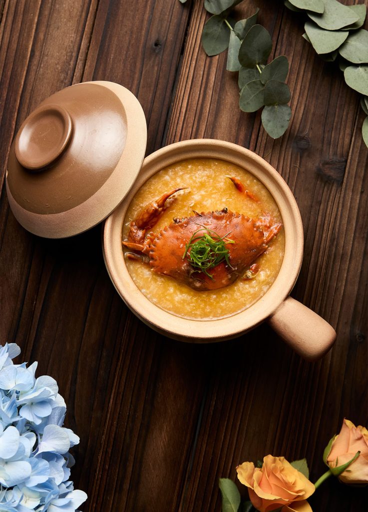 Chelsea Garden’s Macanese crab congee is in a league of its own, featuring ultra-tender freshwater crab and creamy, slow-cooked congee