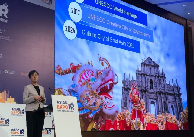 Macao’s tourism chief outlines vision for 2025 in Asian IR Summit keynote