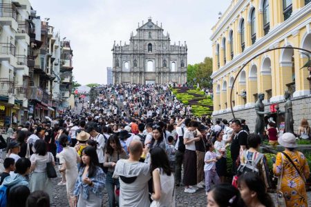Macao sees surge in Labour Day holiday visitors, breaking post-pandemic records