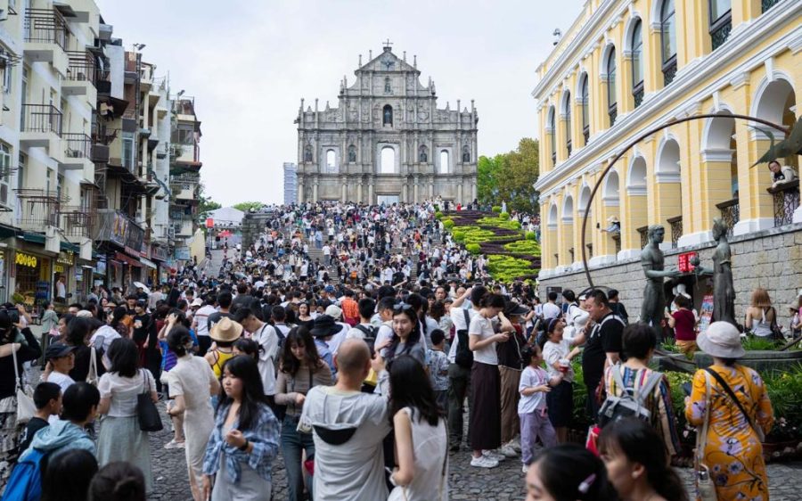 Macao sees surge in Labour Day holiday visitors, breaking post-pandemic records