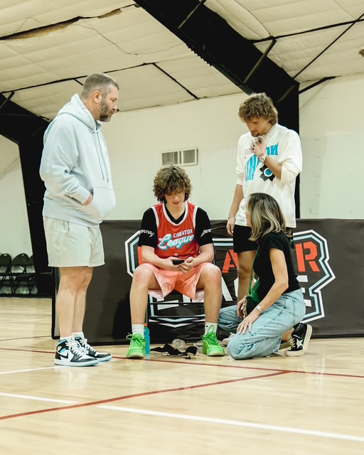 Neumann reflects with his family court side, emphasising the importance of their support in his journey