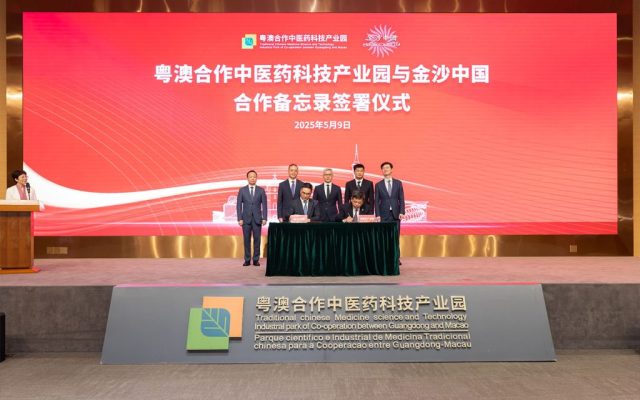 Sands China signs a health tourism agreement with a major TCM park in Hengqin