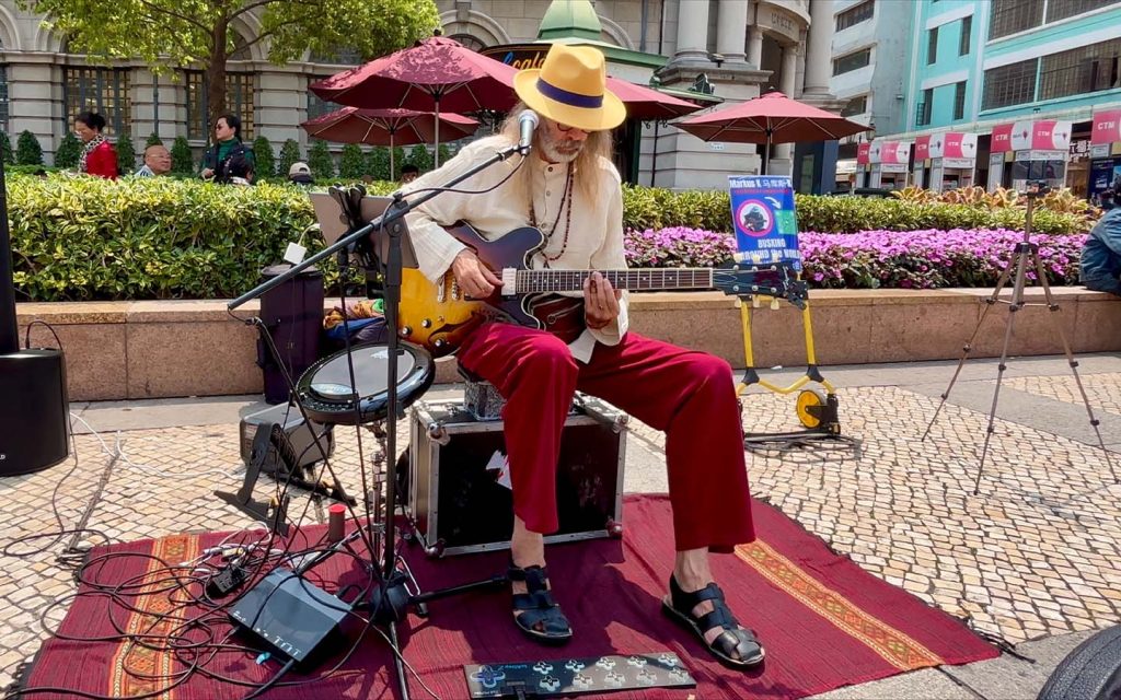 Busking in Macao