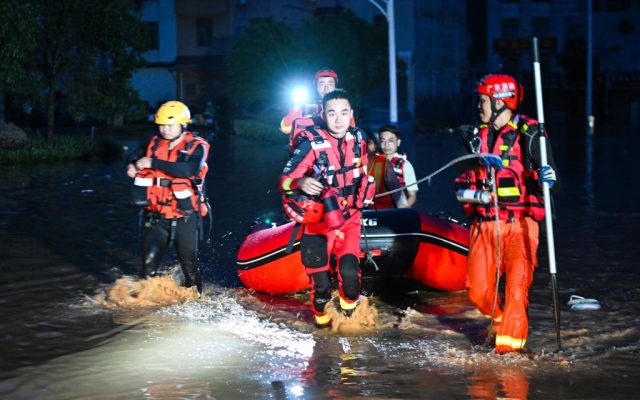China grapples with extreme flooding in the wake of Typhoon Wutip