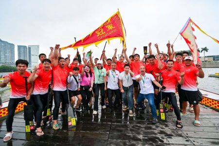 China Nanhai Jiujiang dominates the Macao International Invitation Dragon Boat Race