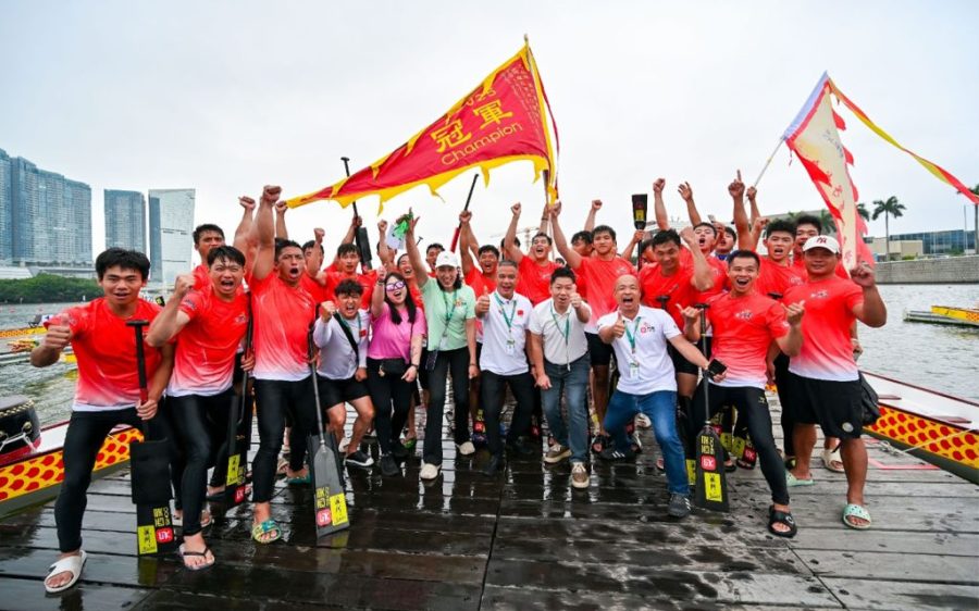 China Nanhai Jiujiang dominates the Macao International Invitation Dragon Boat Race