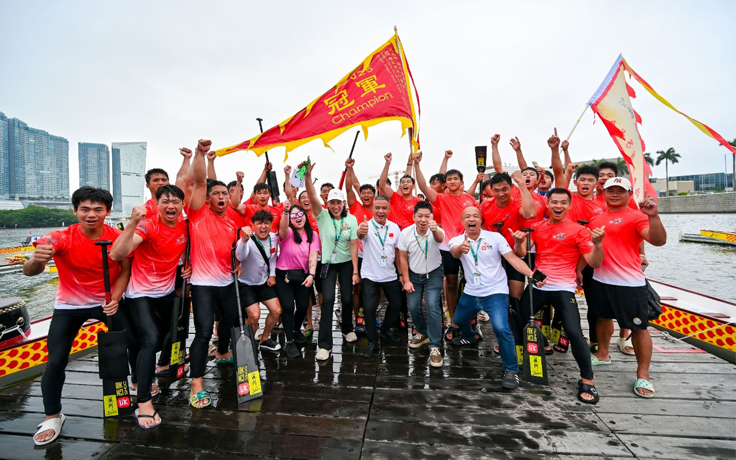 China Nanhai Jiujiang dominates the Macao International Invitation Dragon Boat Race