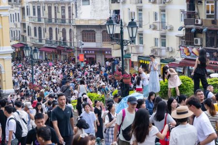 Macao’s visitor numbers surged in May