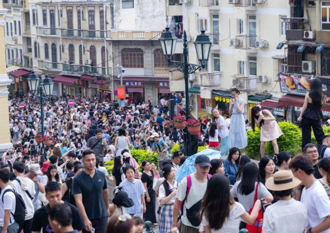 Macao’s visitor numbers surged in May