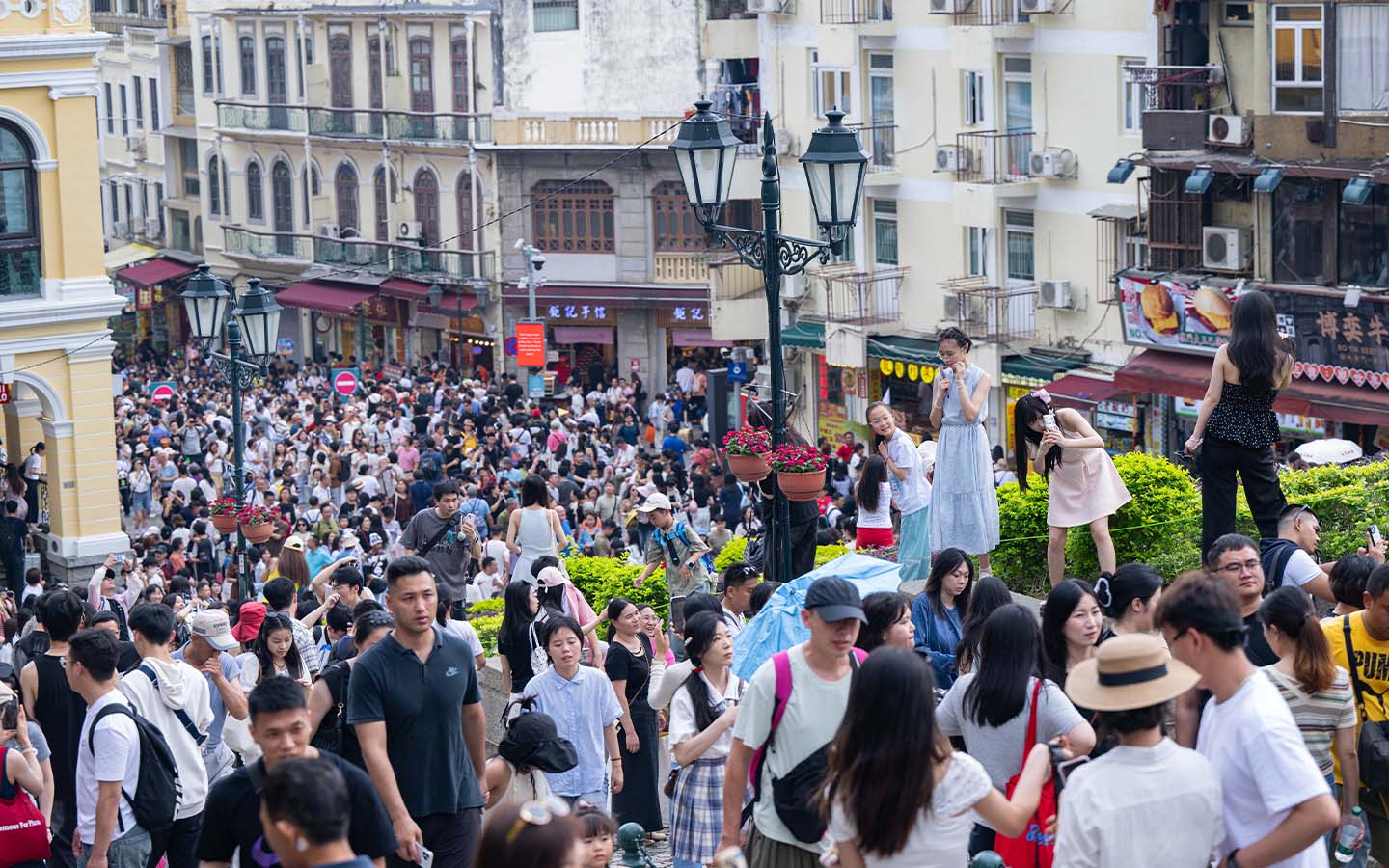 Macao’s visitor numbers surged in May