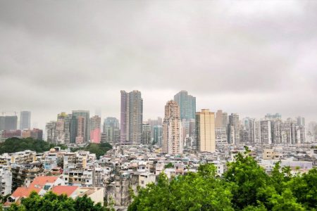 Typhoon signal no. 3 has been raised as winds strengthen over Macao