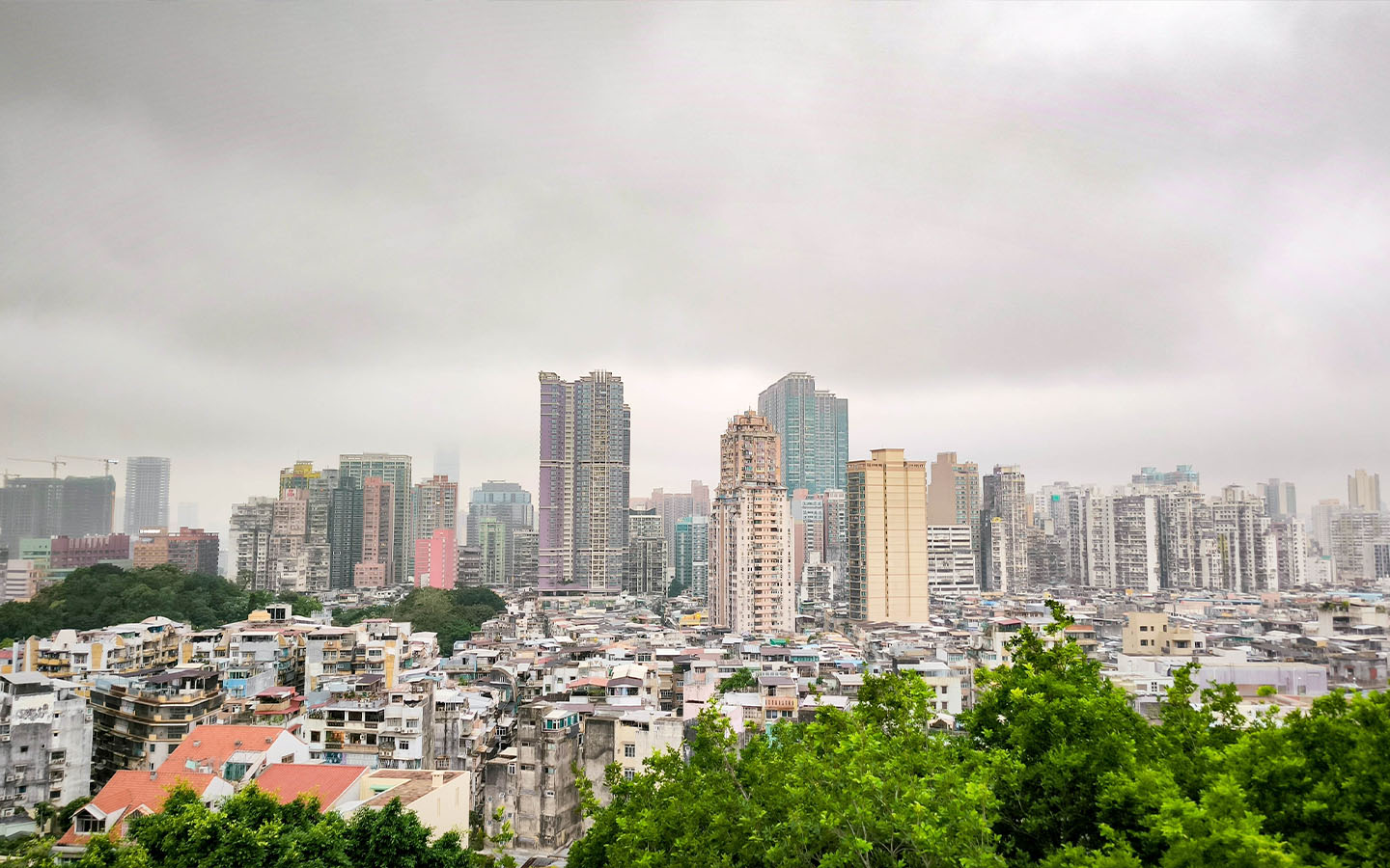 Typhoon signal no. 3 has been raised as winds strengthen over Macao
