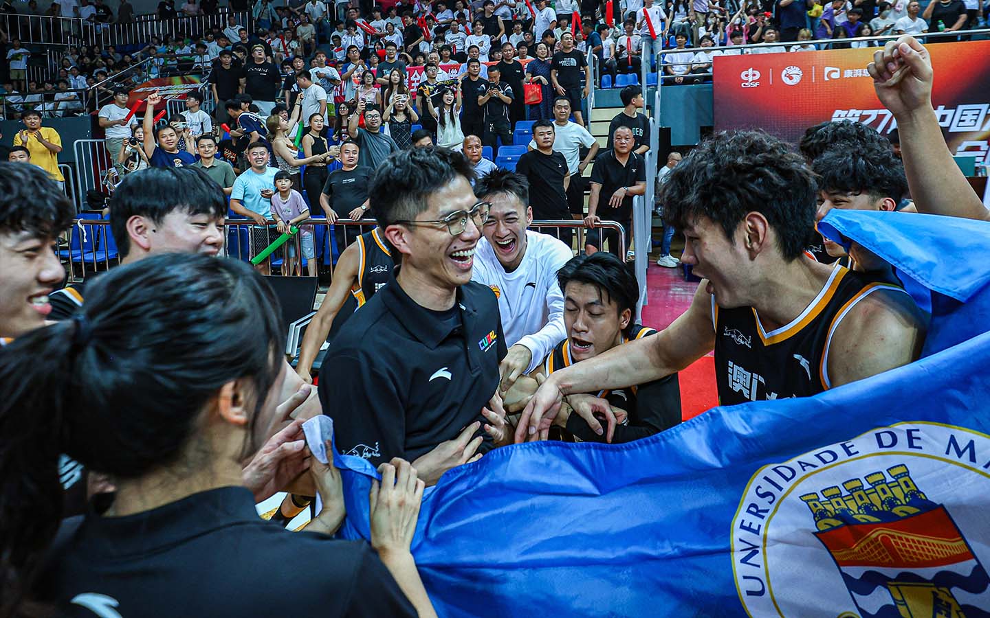 University of Macau coach Lam Teng Long on winning a national basketball title