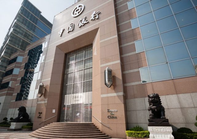The president of the Bank of China’s Macao branch has reportedly been detained