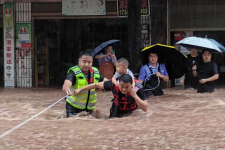 Northern China is on high alert for torrential rain and more flooding