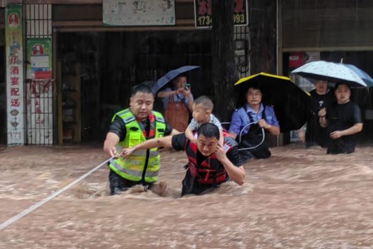 Northern China is on high alert for torrential rain and more flooding