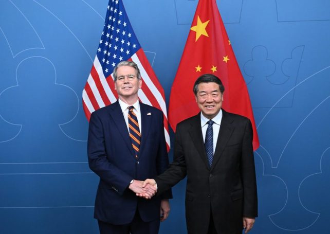 A new round of China-US trade talks gets underway in Stockholm