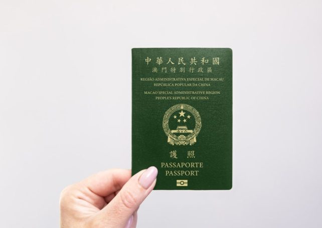 Macao’s passport ranks 31 on a list of the world’s most useful travel documents