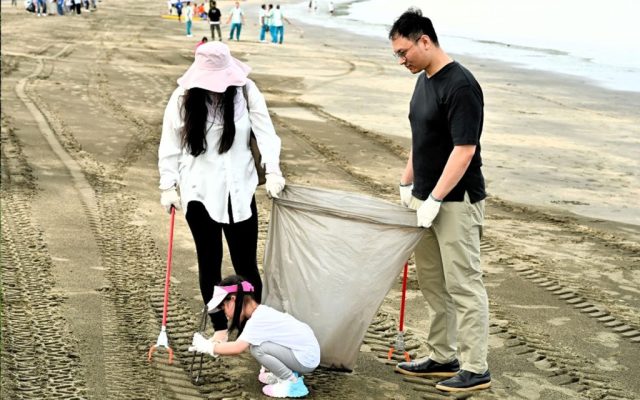 Macao’s government has launched a summer beach cleanup campaign