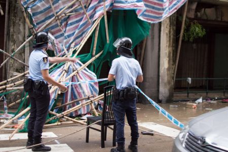 Macao assesses the damage in the aftermath of Typhoon Wipha