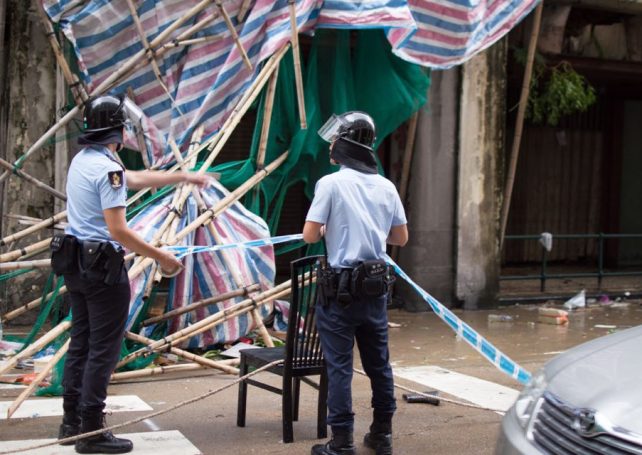 Macao assesses the damage in the aftermath of Typhoon Wipha