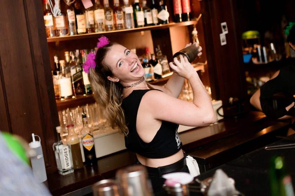 Nicole Slater from the Pontiac will be slinging drinks at Wing Lei Bar on 13 July