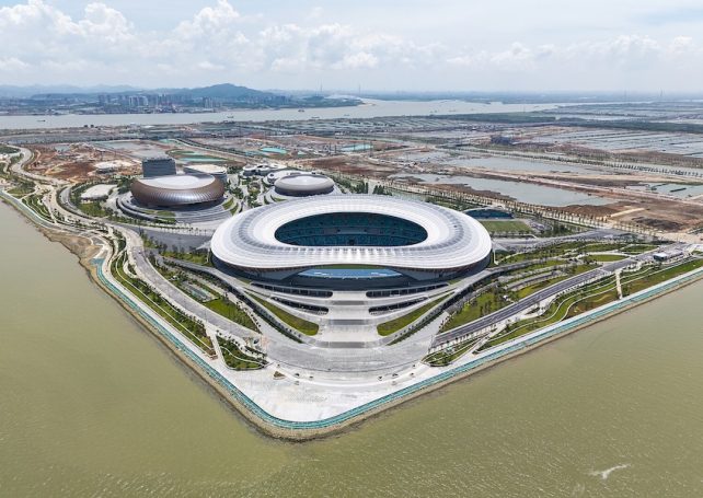 The Greater Bay Area Cultural and Sports Center is up and running