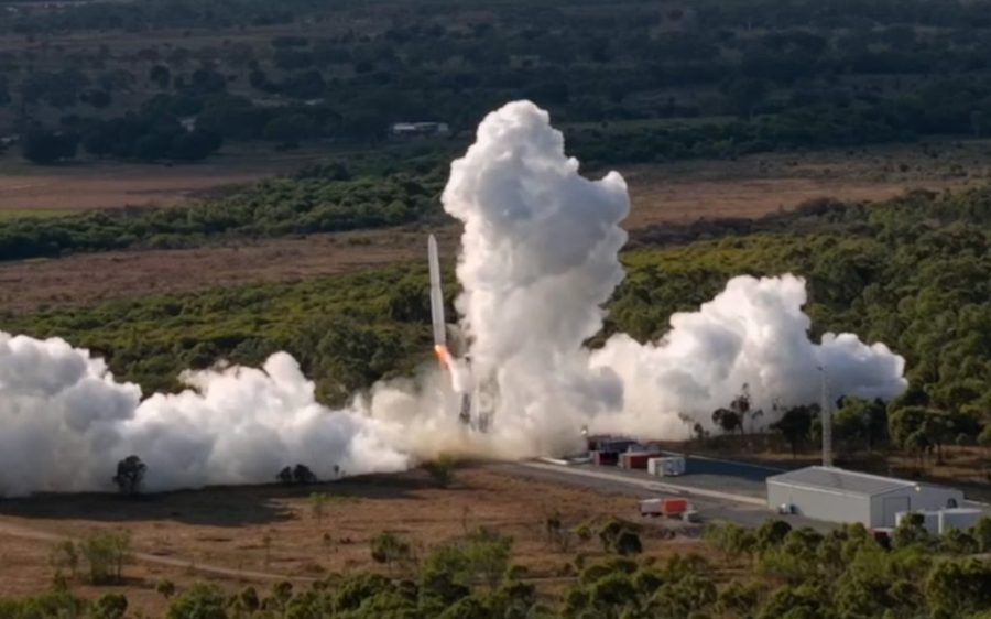 The first ever Australian-made rocket crashed 14 seconds after take off