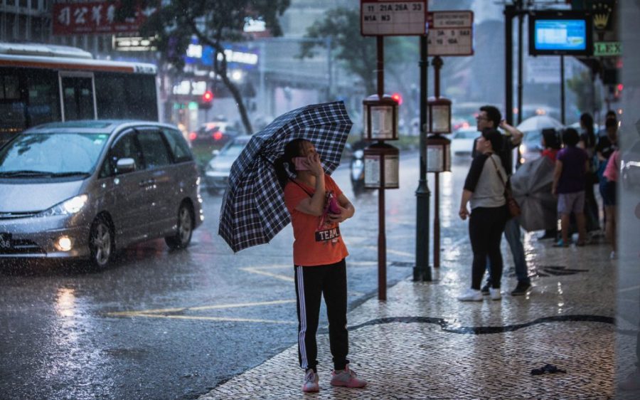 Macao and the delta are braced for heavy rain in the coming few days