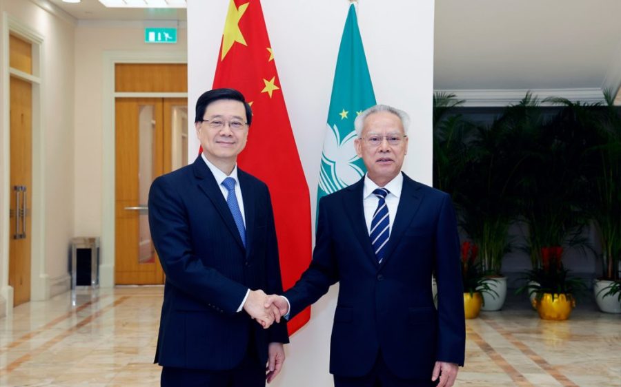Macao and Hong Kong leaders meet to boost cooperation