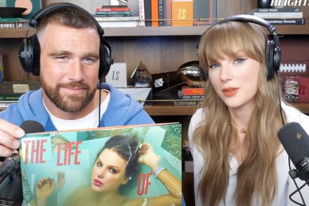 Taylor Swift discusses upcoming album on boyfriend’s podcast