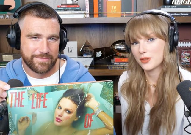 Taylor Swift discusses upcoming album on boyfriend’s podcast