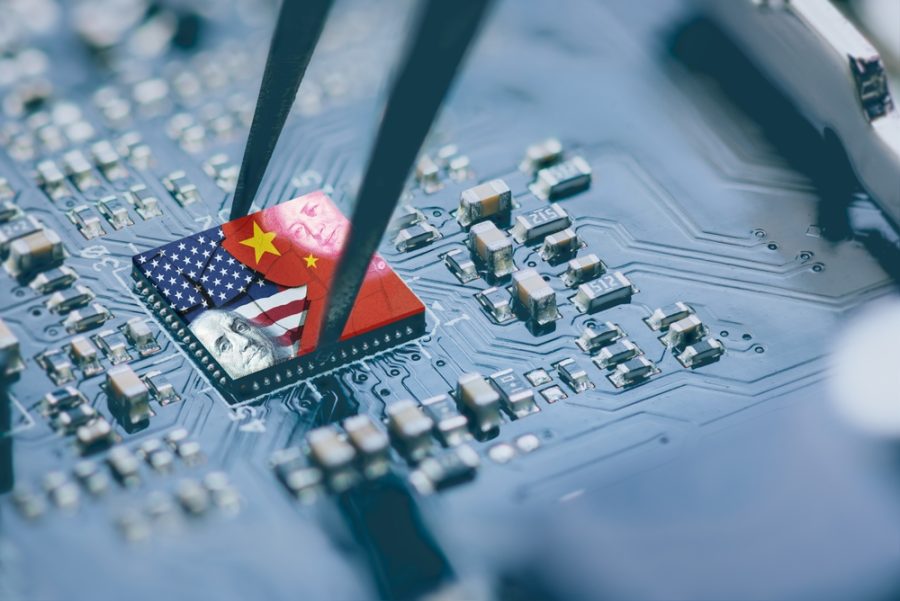 The US announces a controversial new levy on exporters of chips to China