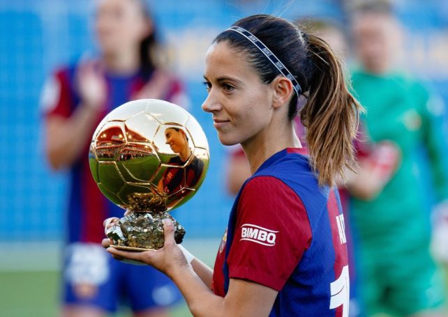 Aitana Bonmati named best female footballer for record third time