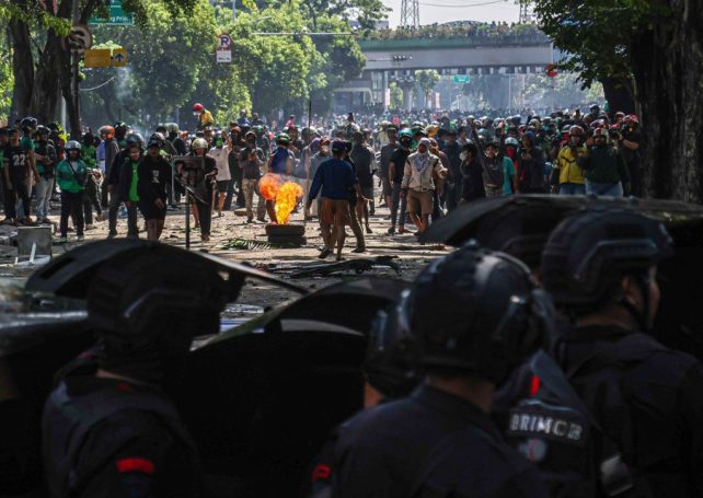 Indonesia fires police officer over delivery driver’s death as massive protests rock Jakarta