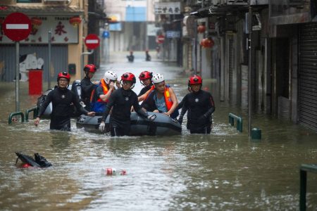 Typhoon Ragasa has been downgraded to a T8