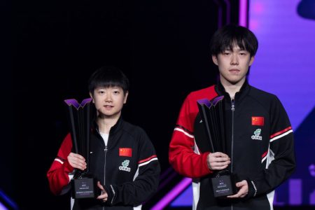 Sun Yingsha and Wang Chuqin crowned champions at WTT Champions Macao 2025
