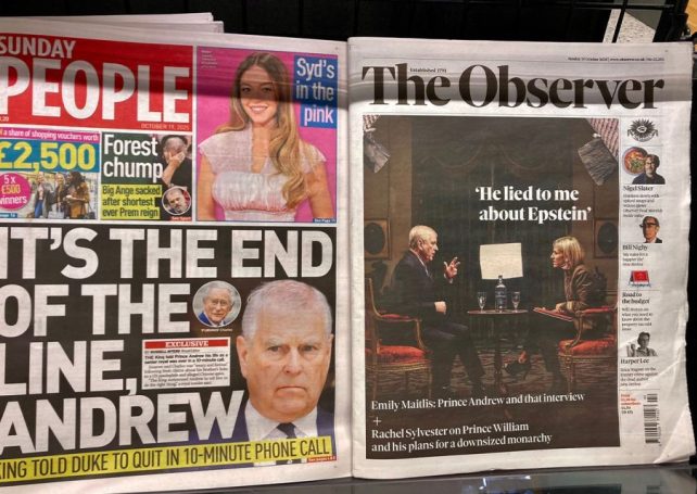 No longer a prince: Andrew stripped of royal title by Britain’s King Charles No longer a prince: Andrew stripped of royal title by Britain’s King Charles