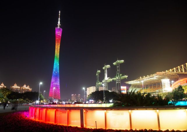 The Guangzhou International Light Festival The Guangzhou International Light Festival will take place next month