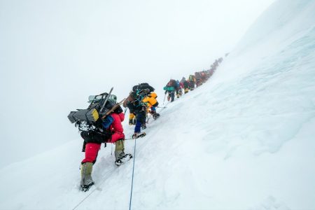 All hikers rescued after rare Everest blizzard traps nearly 1,000