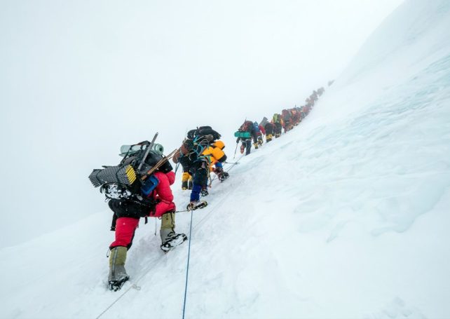 All hikers rescued after rare Everest blizzard traps nearly 1,000